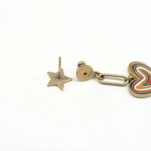 100% Authentic DIOR Gold Metal Earrings 357-092724 - Picture 2 of 8